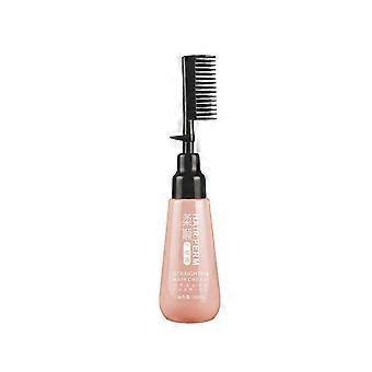 Creme Alisante para Cabelo com Pente Integrado, 180ml, Tratamento de Queratina Sem Ferro, Relaxante Capilar Sedoso e Macio para Todos os Tipos de Cabelo
