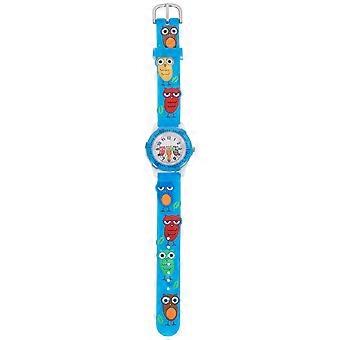 Cartoon Kids Watch Owl Shape School Event Gifts Glass Mirror Rubber 21X3.1X0.7CM 1Pack