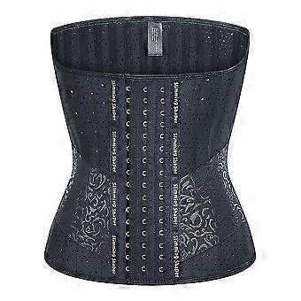 Hollow Out Latex Waist Trainer Kvinnor Bantningsslida Bälten Kontrollbälten Mage Body Shapers Shapewear