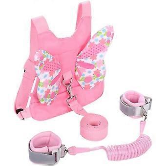Toddler Leash Harness and Anti Lost Wrist Link, 3 in 1 Kids Safety Harnesses with Leash, Child Anti-Lost Leash Walking Wristband Assistant Strap Belt