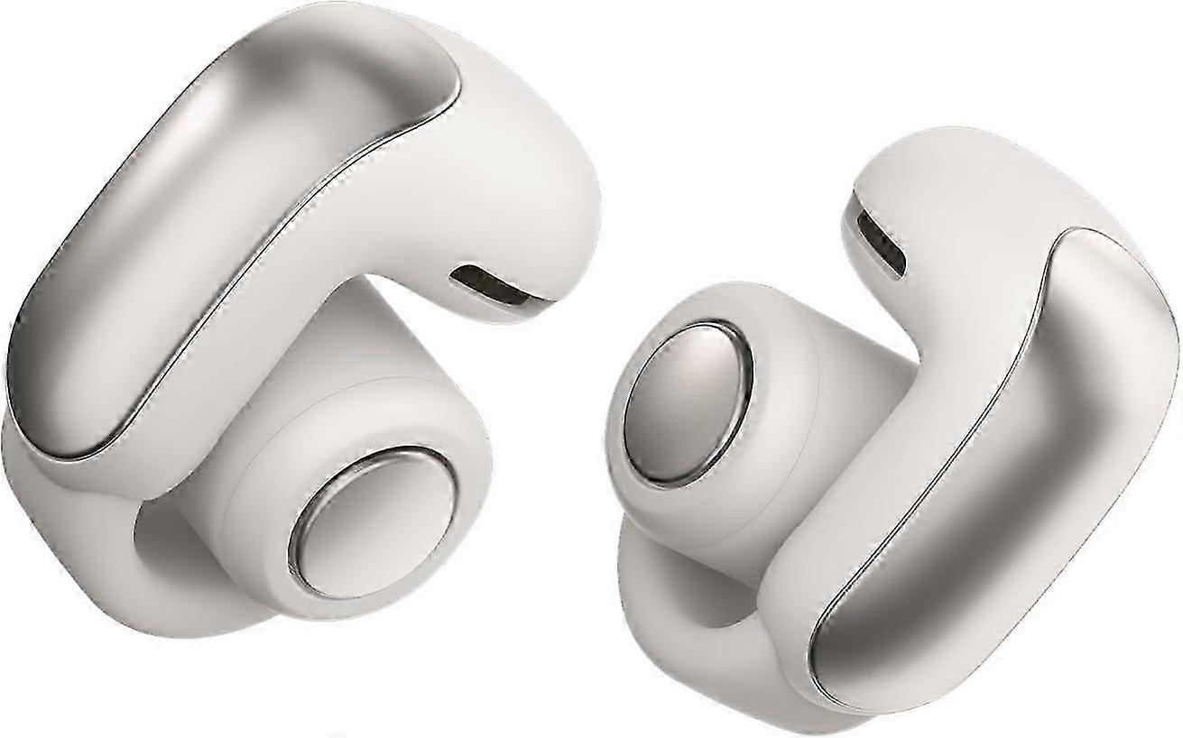 Écouteurs intra-auriculaires Bluetooth Bose Ultra Open avec technologie OpenAudio, sans fil, autonomie jusqu'à 48 heures, blanc grisâtre