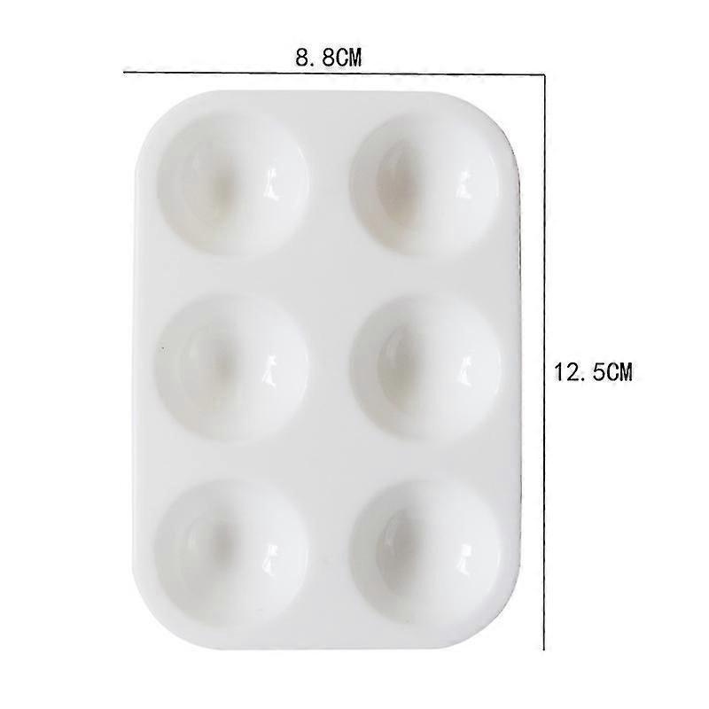 5pcs Plastic Paint Palettes,art