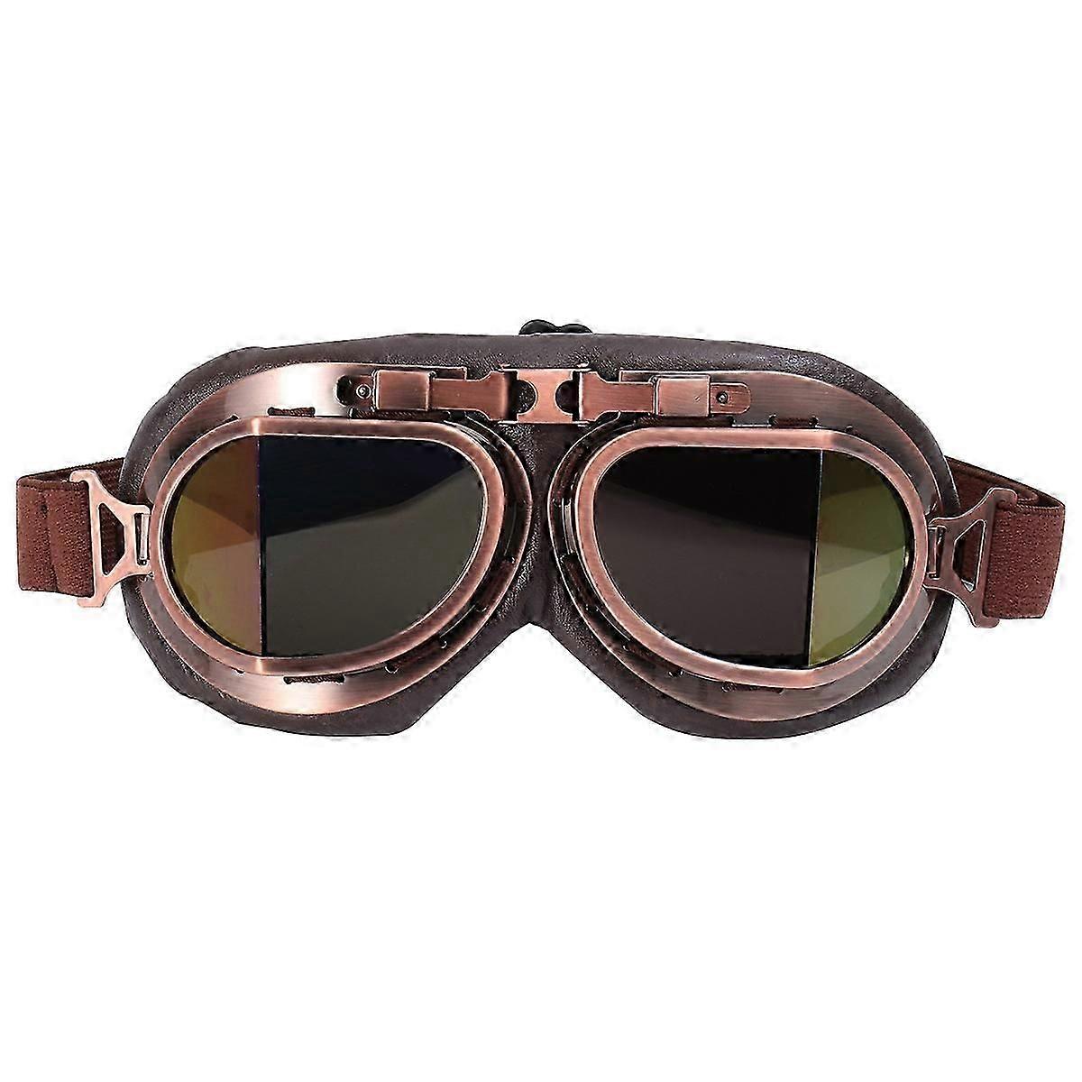 Windproof Motor Riding Goggles Protective Dark Red