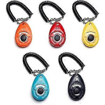 Crday Dog Clickers Set Of 5 Dog Clicker With Wrist Strap - Clicker Gift