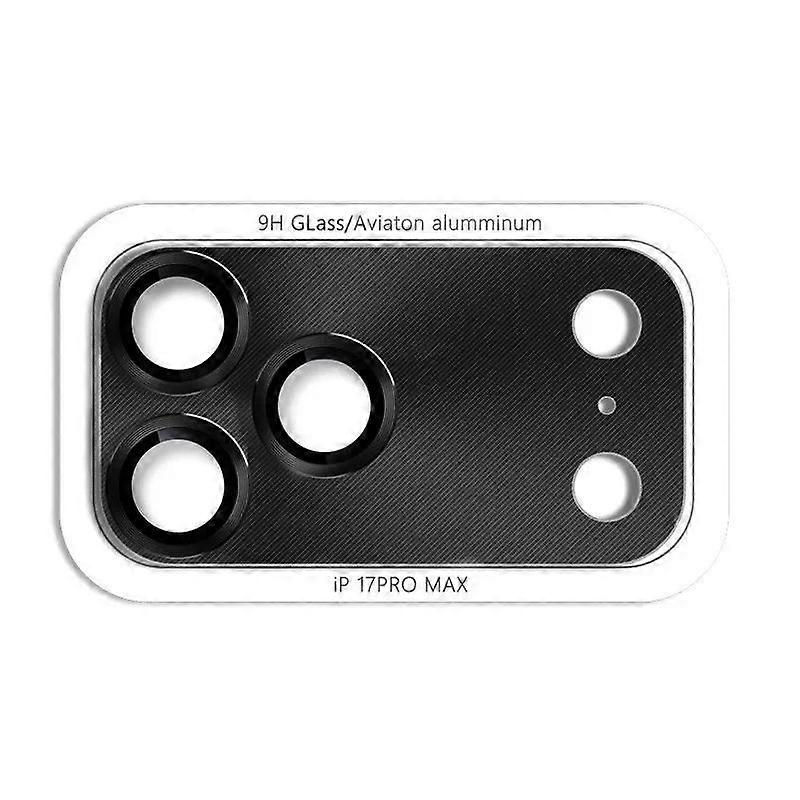Rear Camera Glass Protector for iPhone 17 Pro Max Black