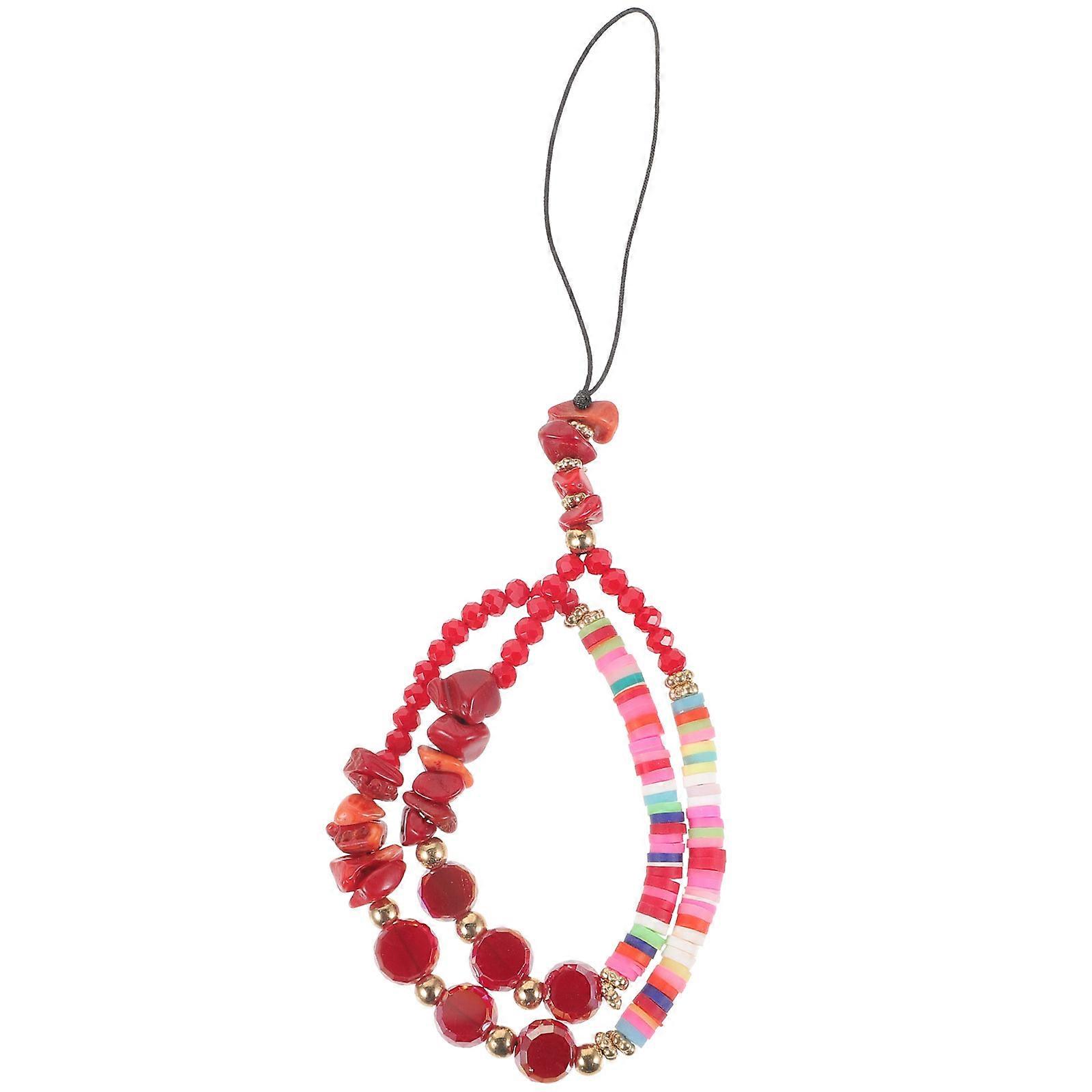 Beaded Phone Strap Charm for Decoration with