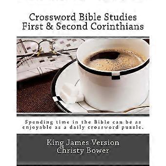 Estudos Bíblicos em Palavras Cruzadas - Primeira e Segunda Coríntios (Versão King James) - Christy Bower - Livro de Bolso - em inglês