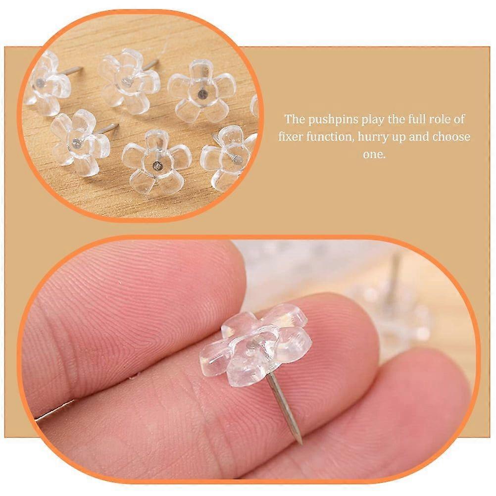 Thumbtack Cute Desk Accessories Multi-function Push Pin 100 Pcs Replaceable Abs Decorate Decorations