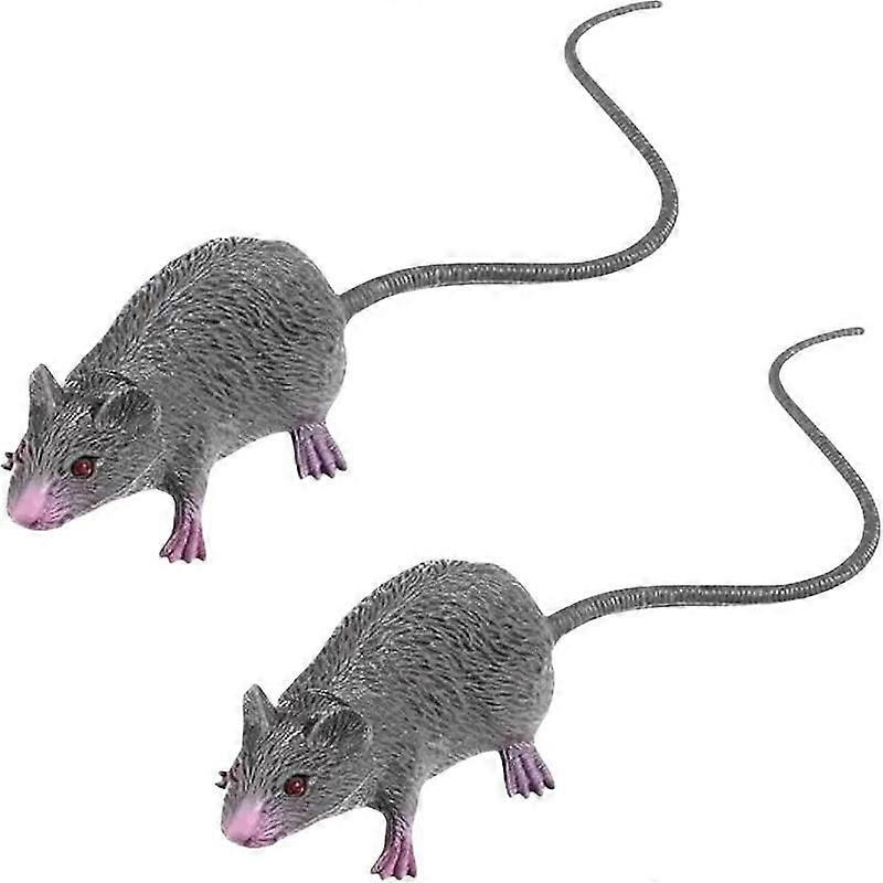 rubber mouse props 2pcs for pranks