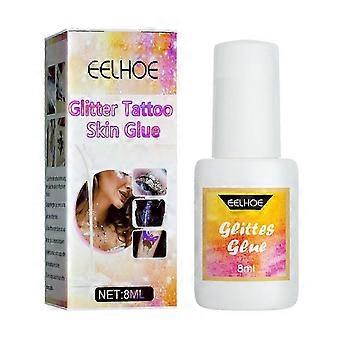 EELHOE 8ML Glitter Tat too Skin Glue Face Body Eye Makeup Gl