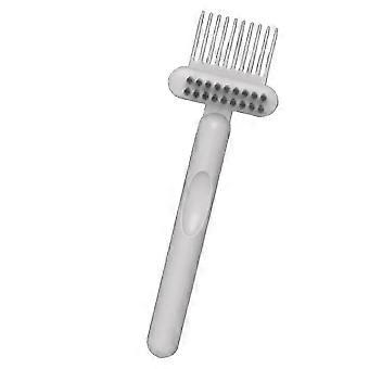 Dual-Action Hair Brush Cleaner, Ergonomic Cleaning Tool for Home & Salon, Ideal for Travel & Professional Use Orange