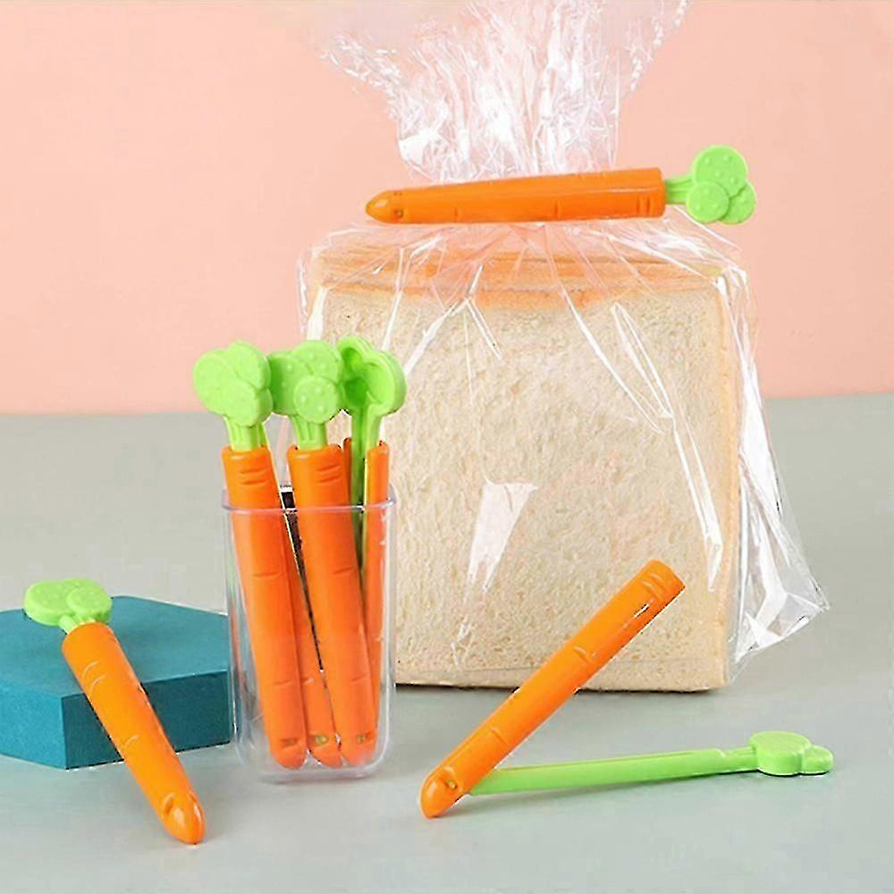 Carrot Shape Sealing Clips compatible with Packages