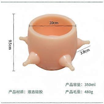 Newborn puppy suction cup silicone breast feeder, kitten nipple breast pump, animal feeding equipment, type A645