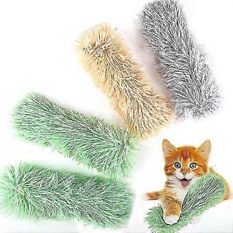 4 Pack of Interactive Plush Toys for Cats with Integrated Catnip And Sound-Activated Chewables YF