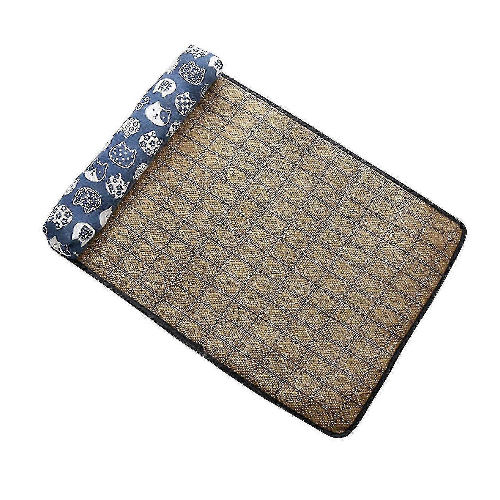 Scratch Resistant Cat Mat With Pillow Cooling