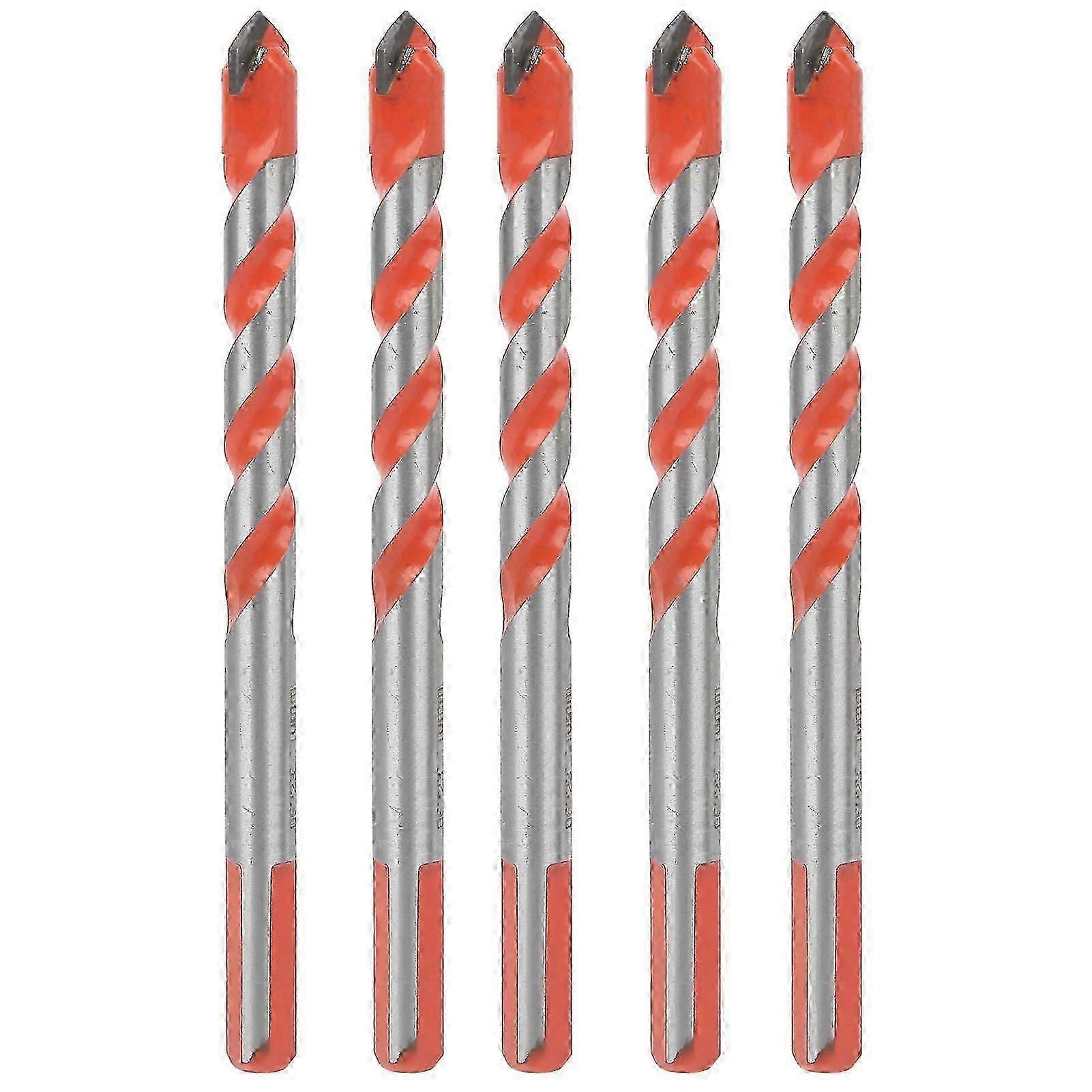 R9 5Pcs Multifunctional Drill Bit Hole Opening Carbide Triangular Handle Hardware