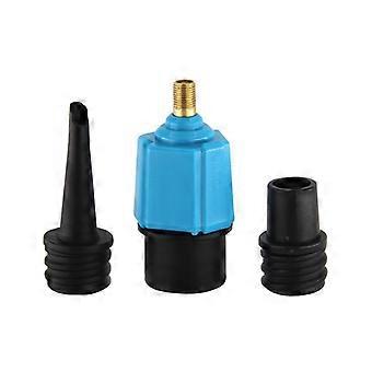 Kit de adaptador de válvula de aire para bote, convertidor de bomba de aire del adaptador de bomba, adaptadores de bomba inflables para kayak, tabla de remo de pie, cama inflable, boa inflable