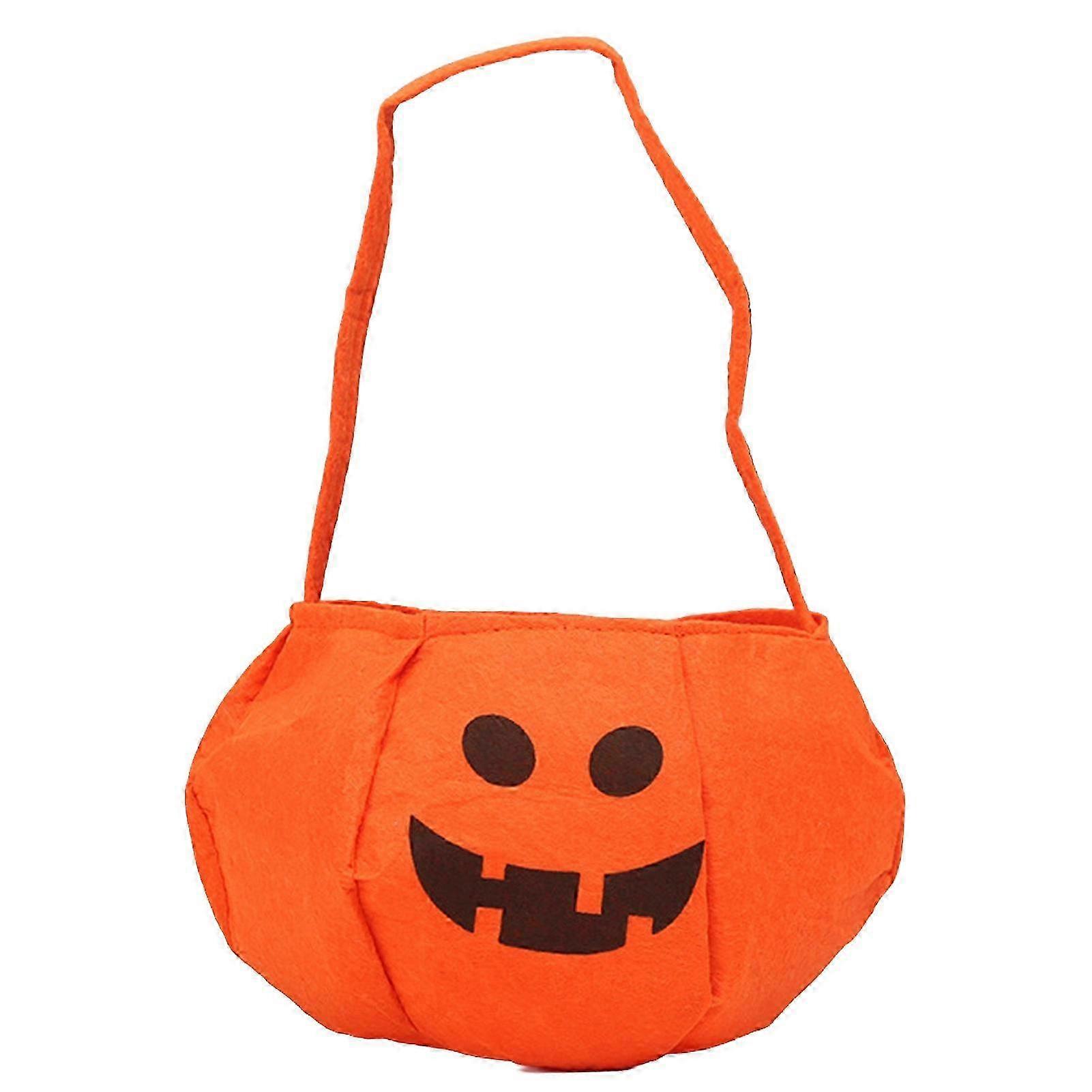 Reusable Pumpkin Candy Bag With Strap