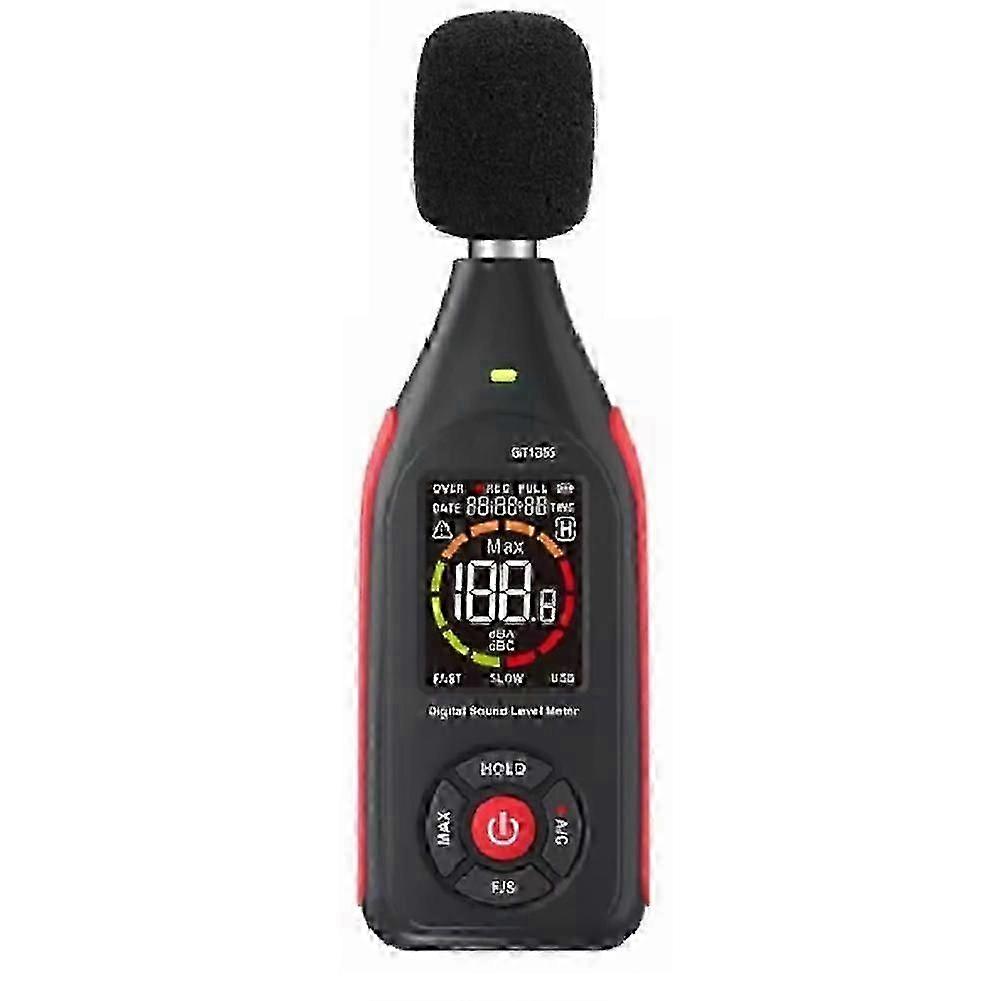 GT1355 Noise Meter (Sound Level/Volume Tester) - Equipped with Software and Data Storage Function ZY