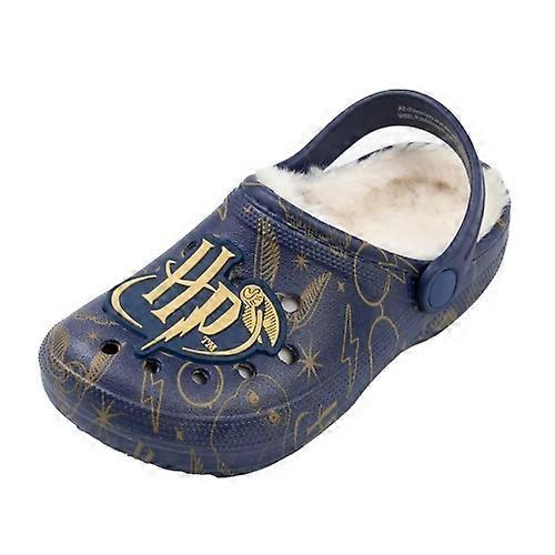 Harry Potter Girls Logo Fur Lined Clogs