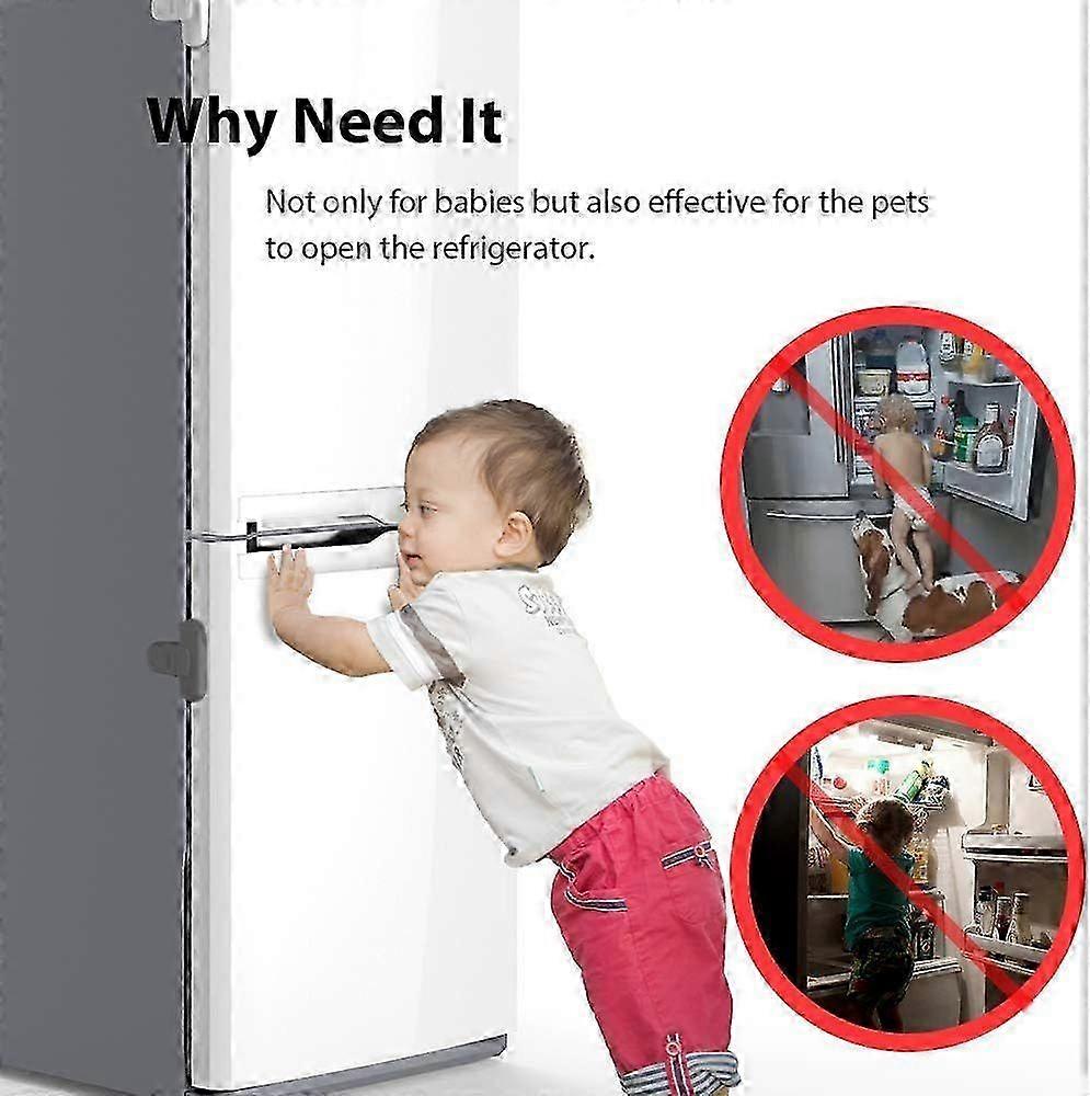 Auto-Closing Single Door Fridge Lock