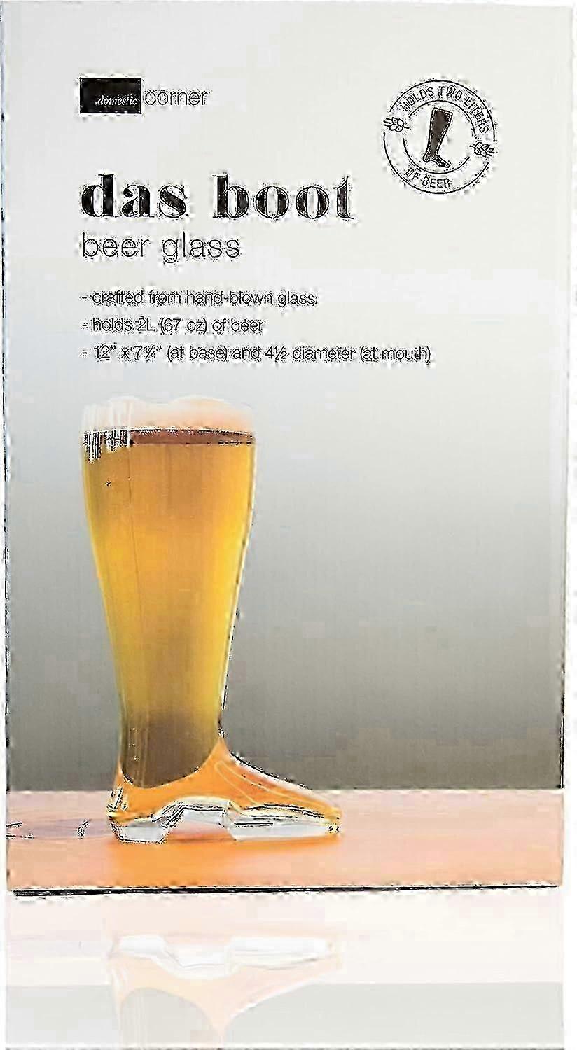 Boot-Shaped 1.4L Beer Glass