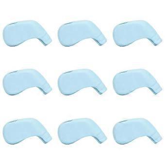 9 Pieces Golf Club Cover TPE Waterproof Iron Putter Head Covers Travel Replacement Protector Removable Accessories Gifts#gg