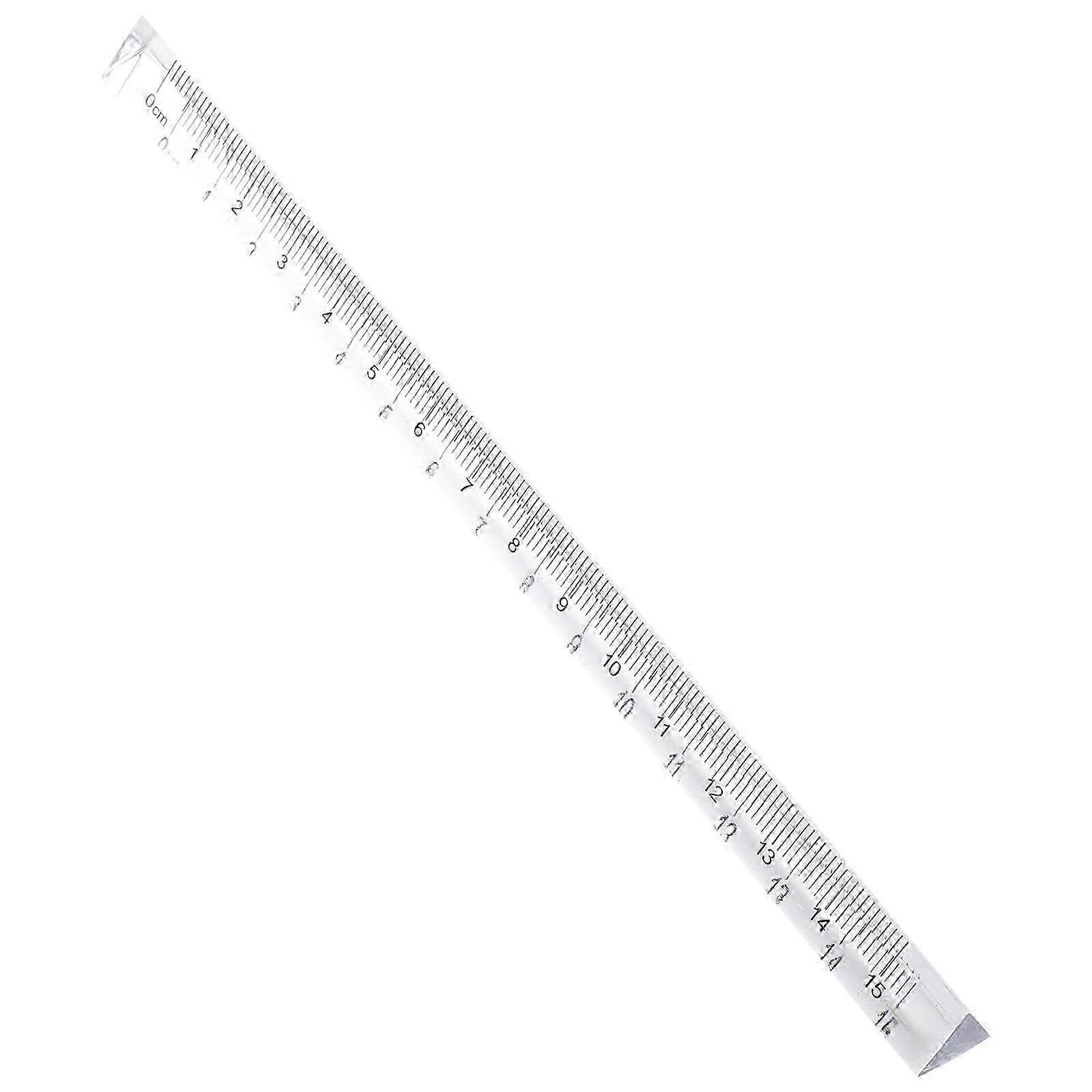 Clear Triangular Ruler Set 8pcs