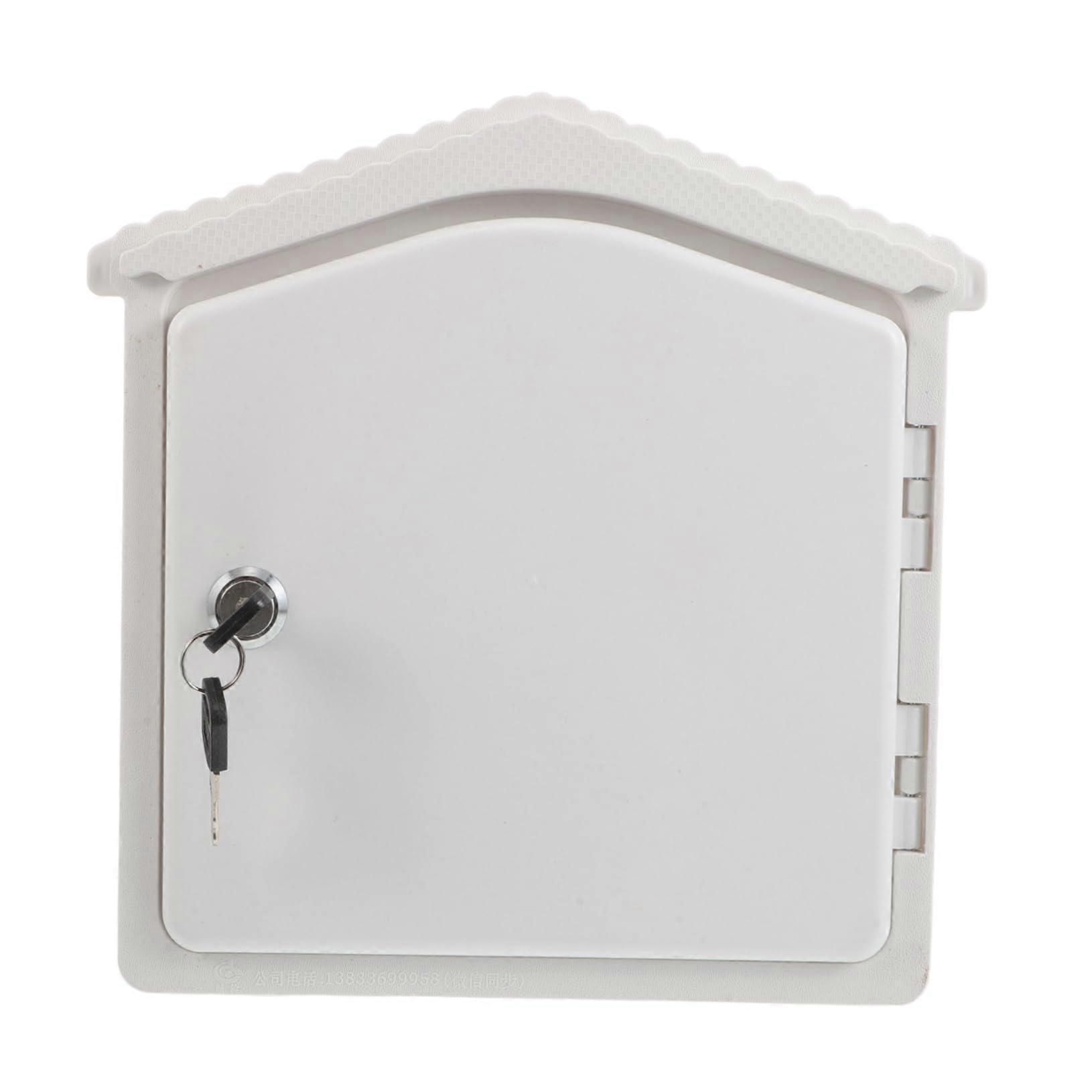 Wall Mounted Locking Mailbox for Packages, WeatherResistant Secure Outdoor Parcel Drop Box