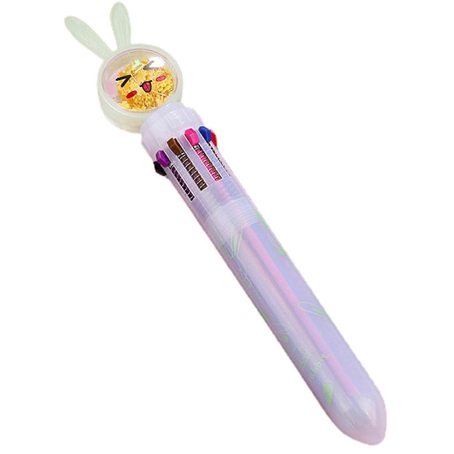 10-Colour Retractable 0.7mm Ballpoint