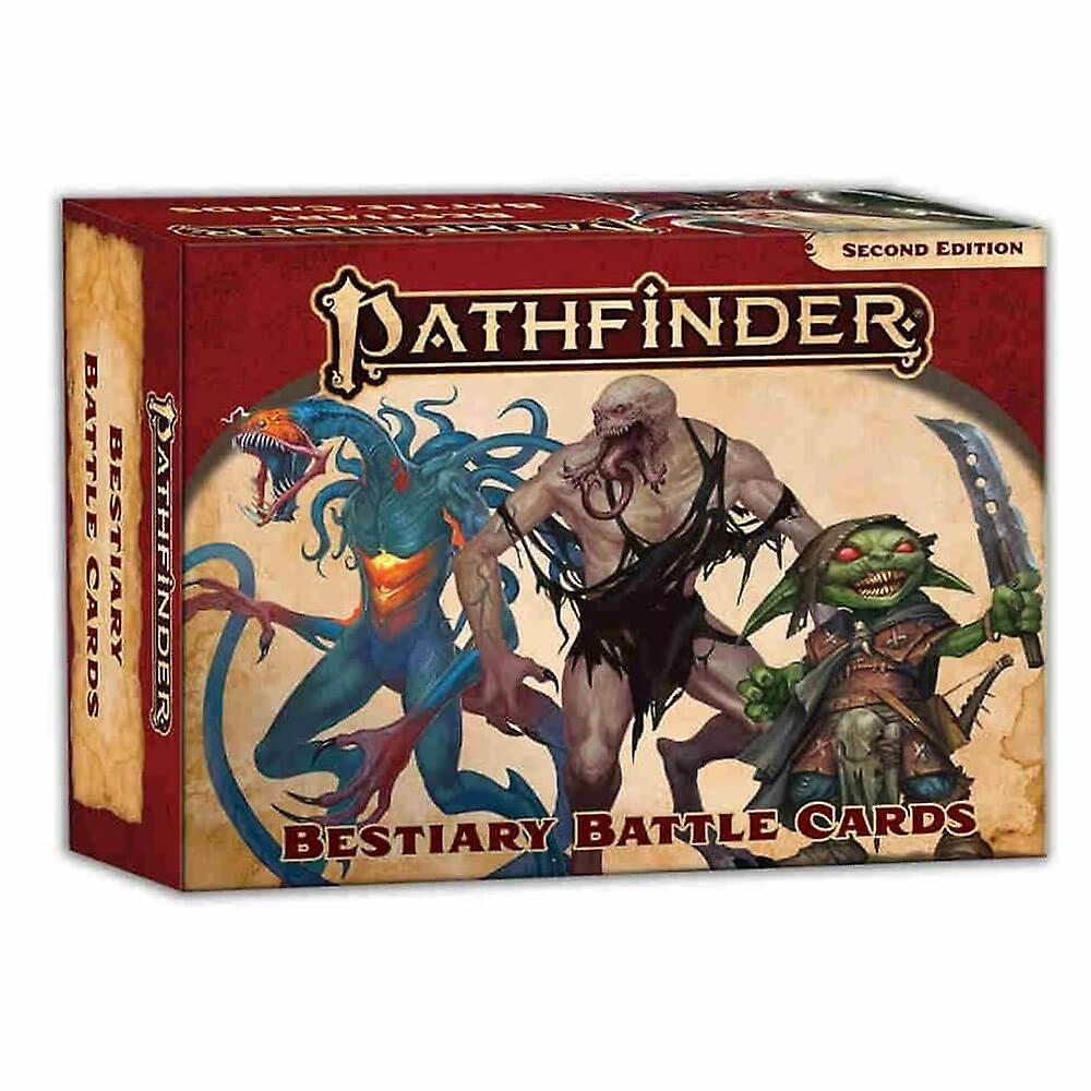 Pathfinder Second Edition Bestiary 3 Battle Cards Roleplaying Game High Quality