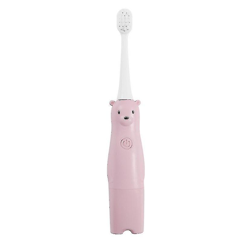 Sonic Electric Toothbrush Kids Automatic Children U Type Cartoon Pattern With Soft Replacement Brush Head