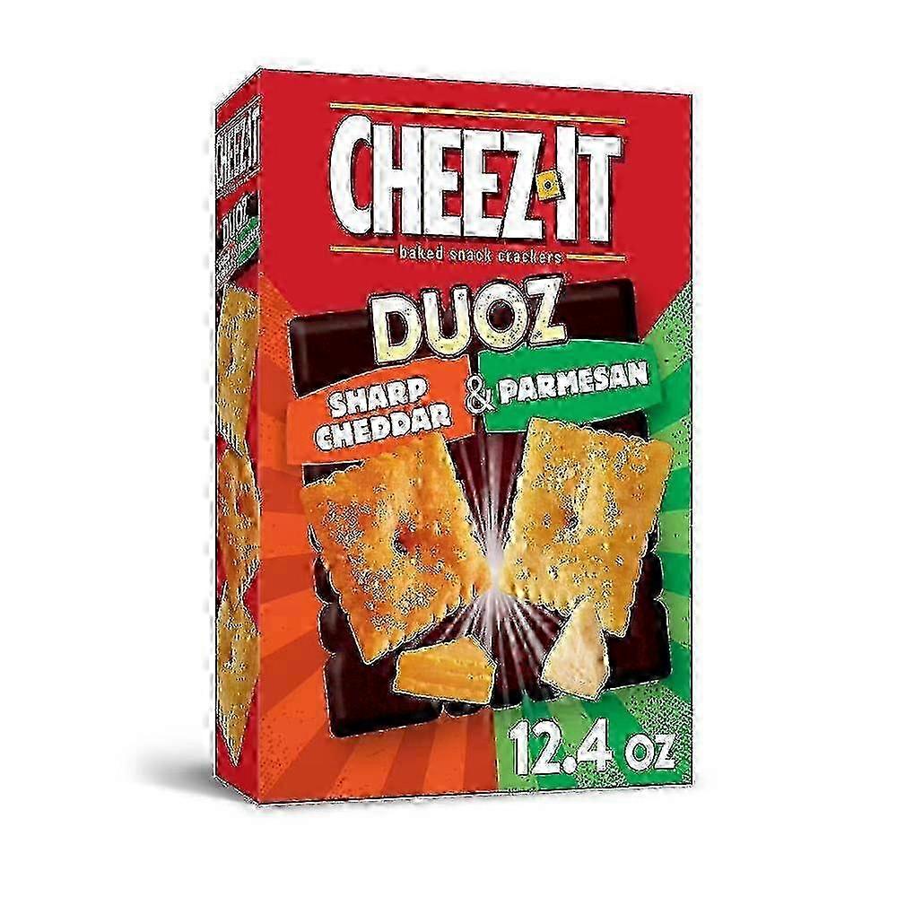 Cheez-it Duoz sajtos keksz doboz, cheddar és parmezán, 12.4 oz