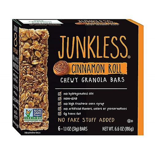 Junkless Non-GMO Chewy Granola Bars Cinnamon Roll