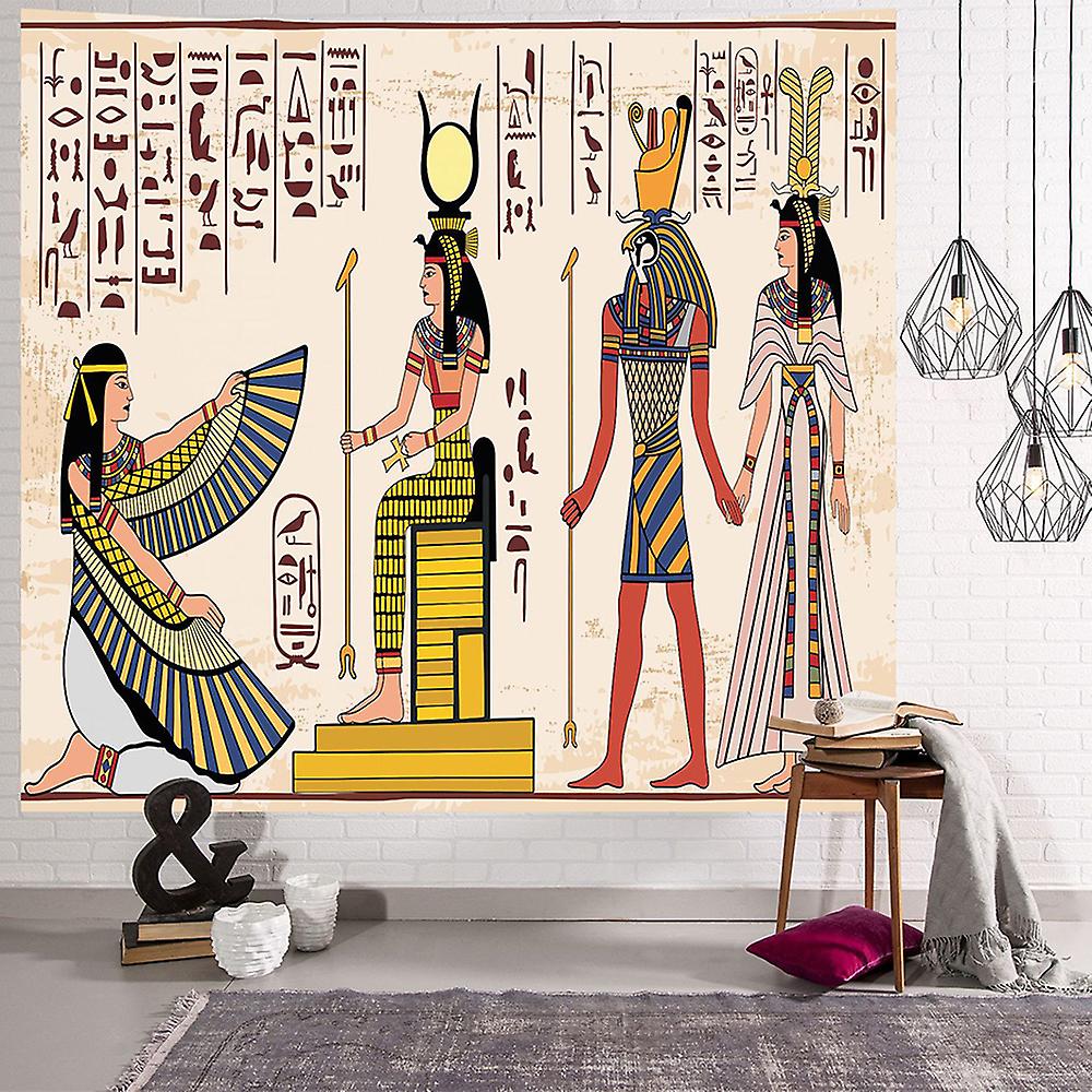 Digital Printing Egyptian Tapestry Decorative Hanging Simple Tapestry For Picnic Blankets Tablecloth