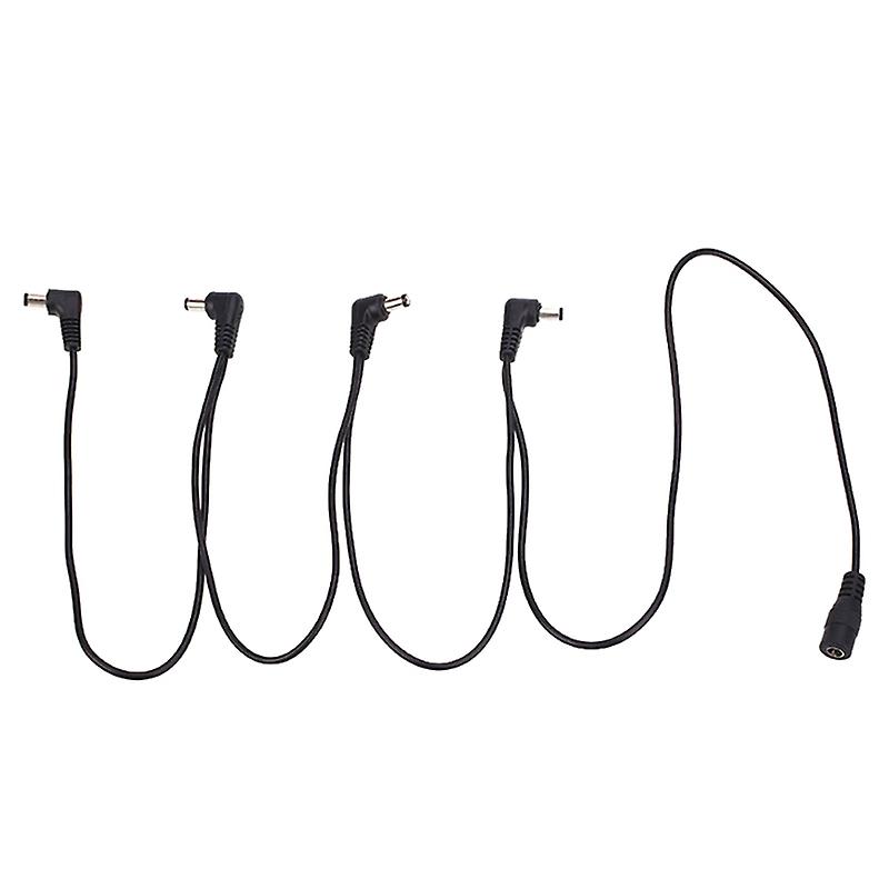 1 To 4 Way Guitar Pedal Power Supply Cable Cord Line Adapter Daisy Chain