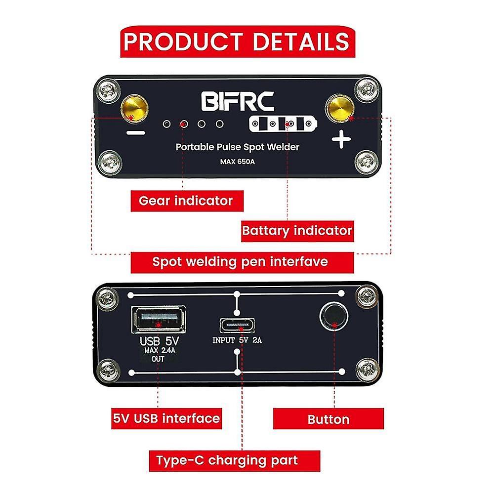 Dh20 Pro+ Diy Spot Welder Handheld Portable Mini Spot Welding Machine With Quick Release Pen For Ni