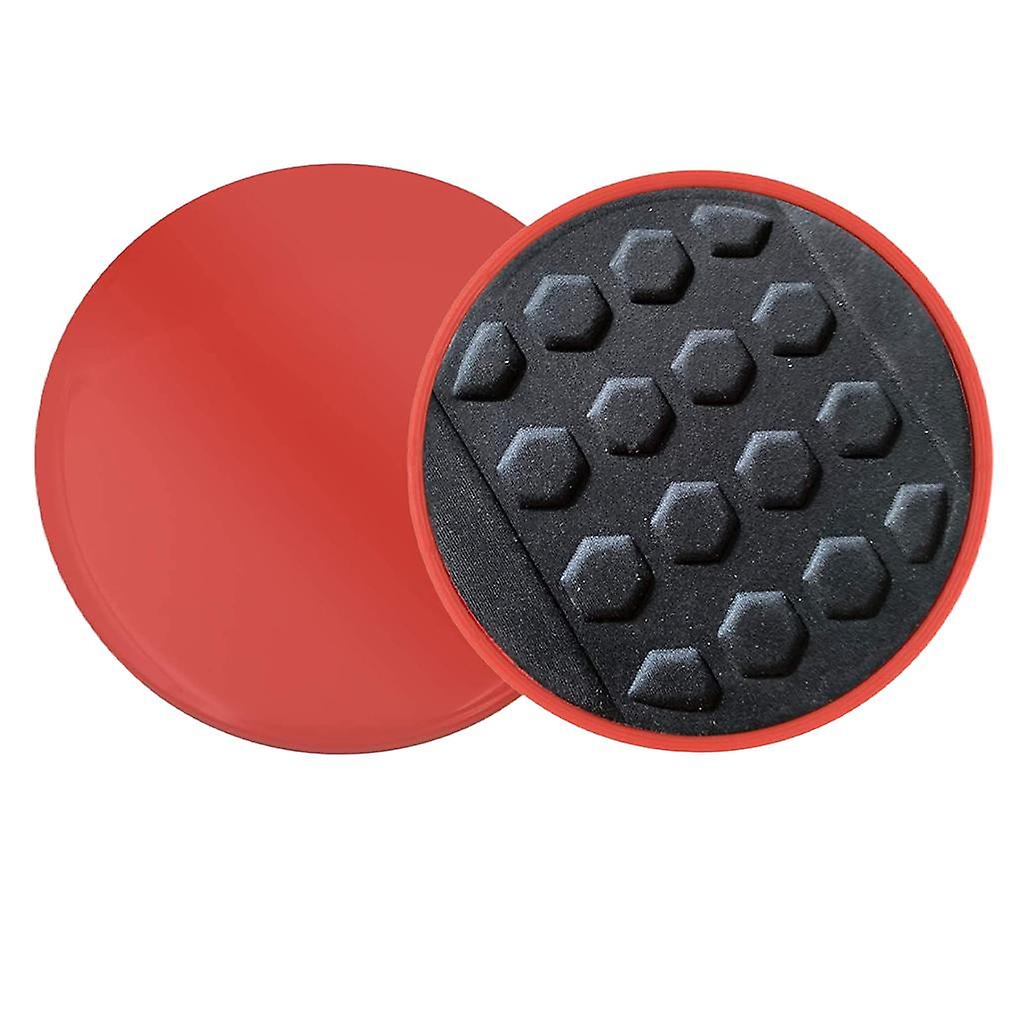 2PCS Dual Sided Gliding Discs Core Sliders Abs Exercise Cell Padding Texture