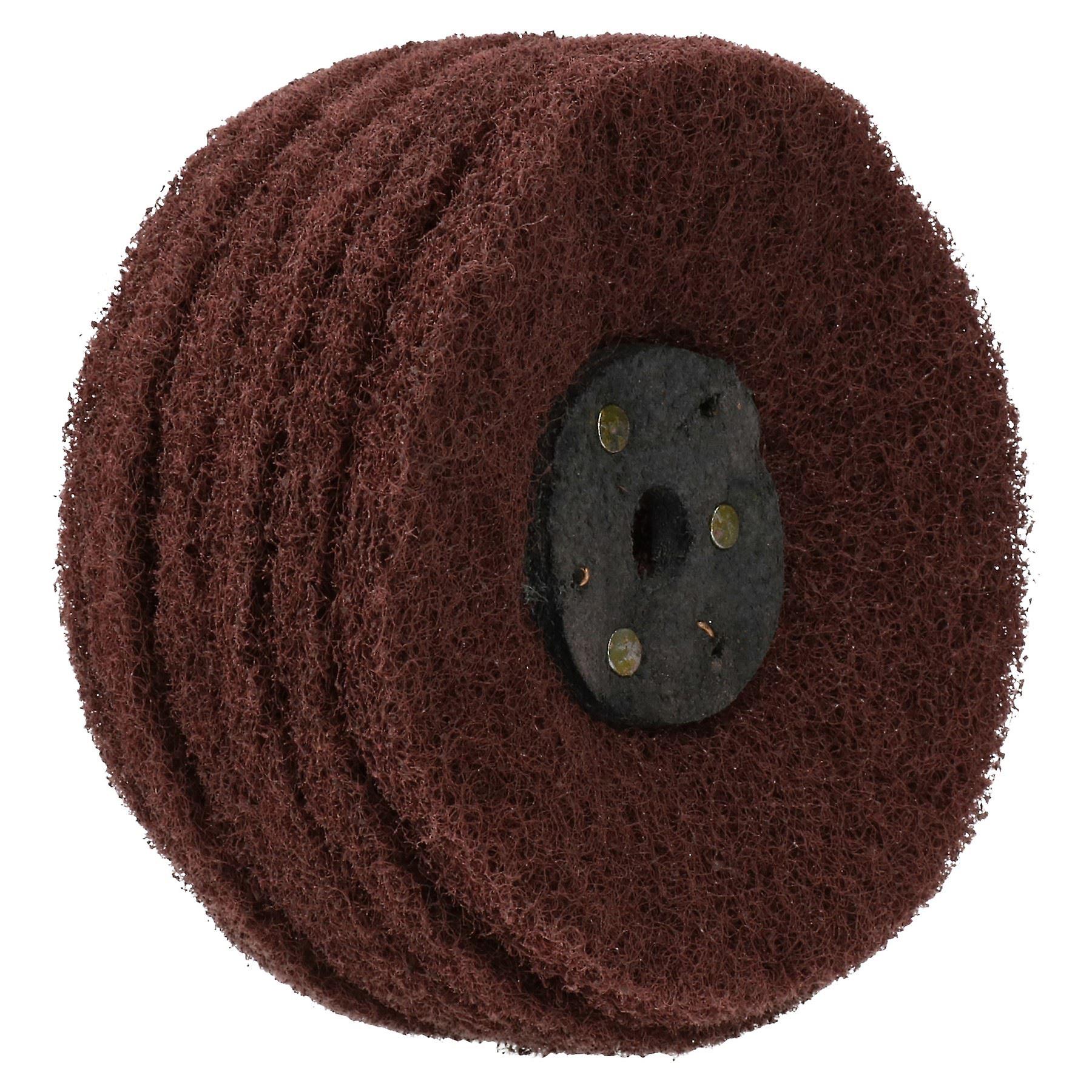 Fine Abrasive Scotch Mop Rust Paint Removal Remover Polishing 4" x 6 Row