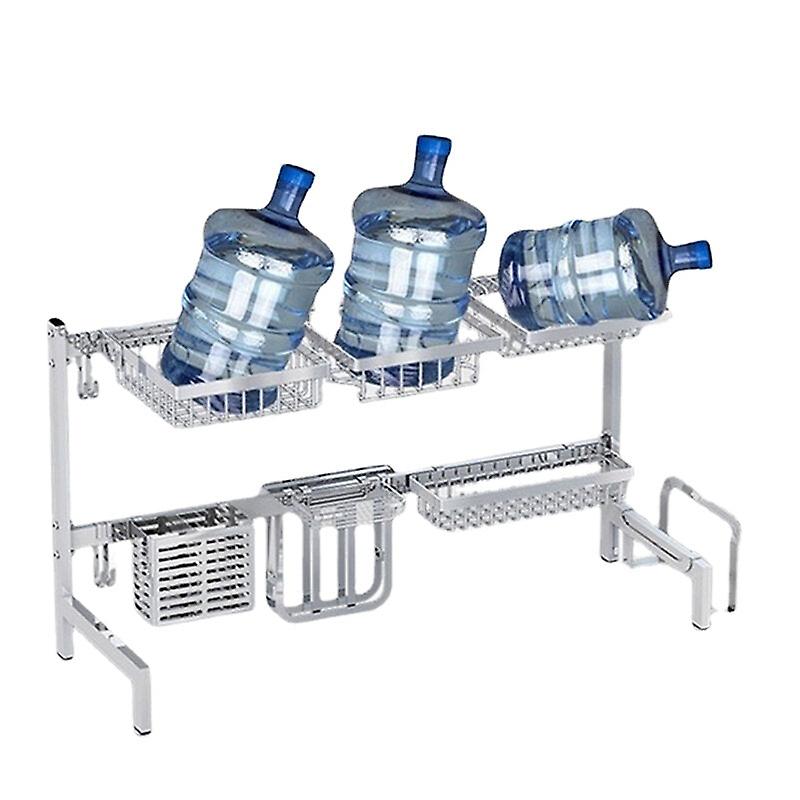 Multilayer Plastic Kitchen Storage Rack For Household Dish Organization