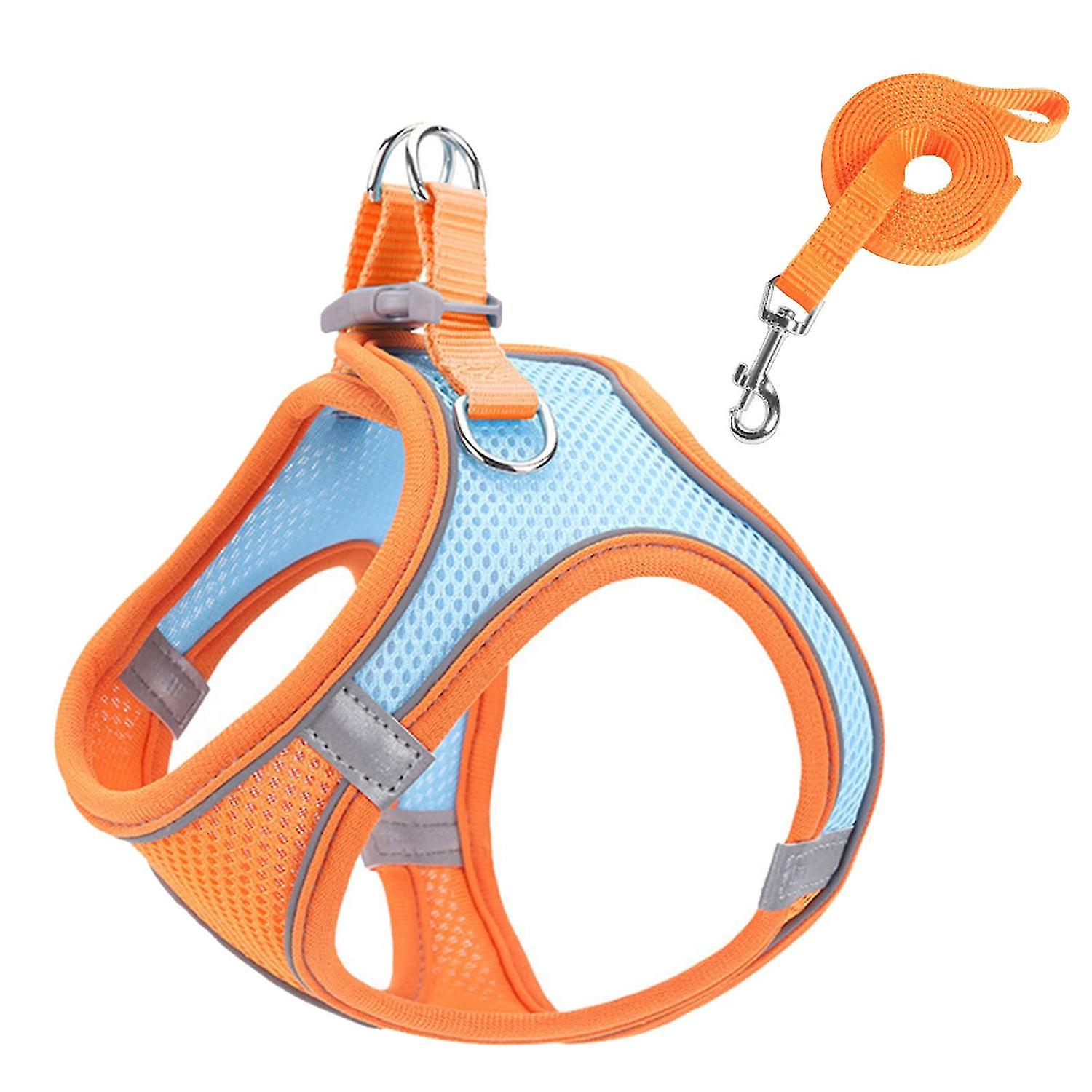 Air Dog Harness All-weather Mesh Vest With 2 Metal D Rings Reflective Soft