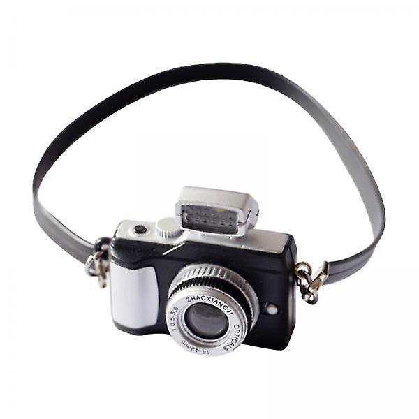 2x1:12 Miniature Digital Camera with Lanyard SLR for Dollhouse Dolls Style 1