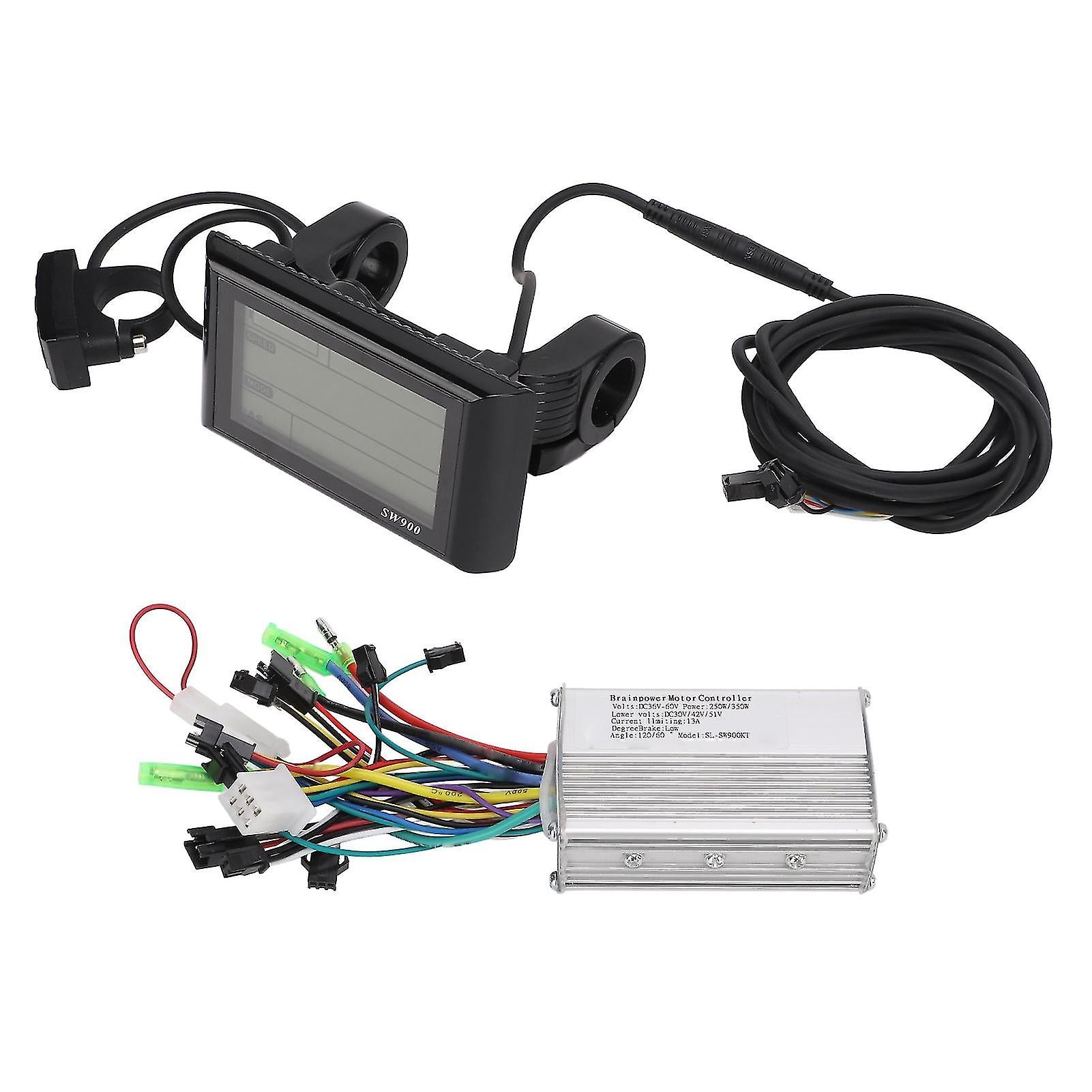 36V60v 250w/350w Brushless Motor Controller And Sw900 Lcd Display Kit For Electric Bicycle Scooter