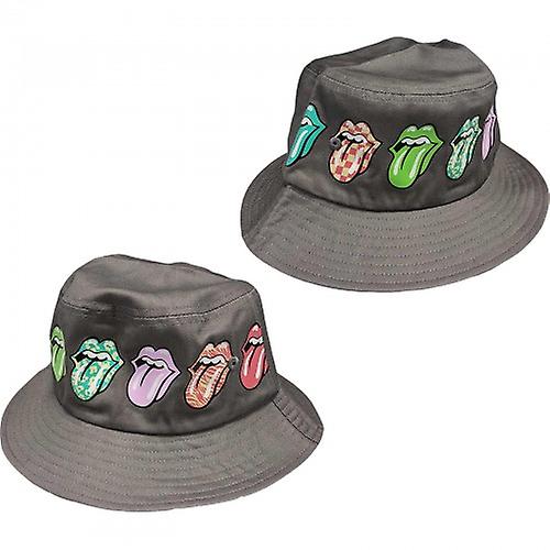 The Rolling Stones Unisex Adult Multi-Tongue Bucket Hat