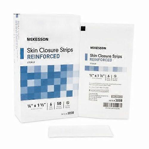 McKesson 皮肤闭合条,一盒 50 件(3 件装)