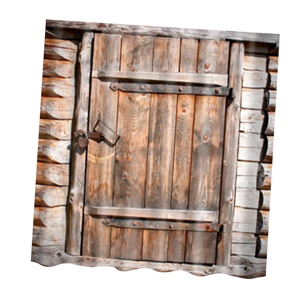 180x180cm Digital Printing Bath Shower Curtain with Several Hooks Long Strip