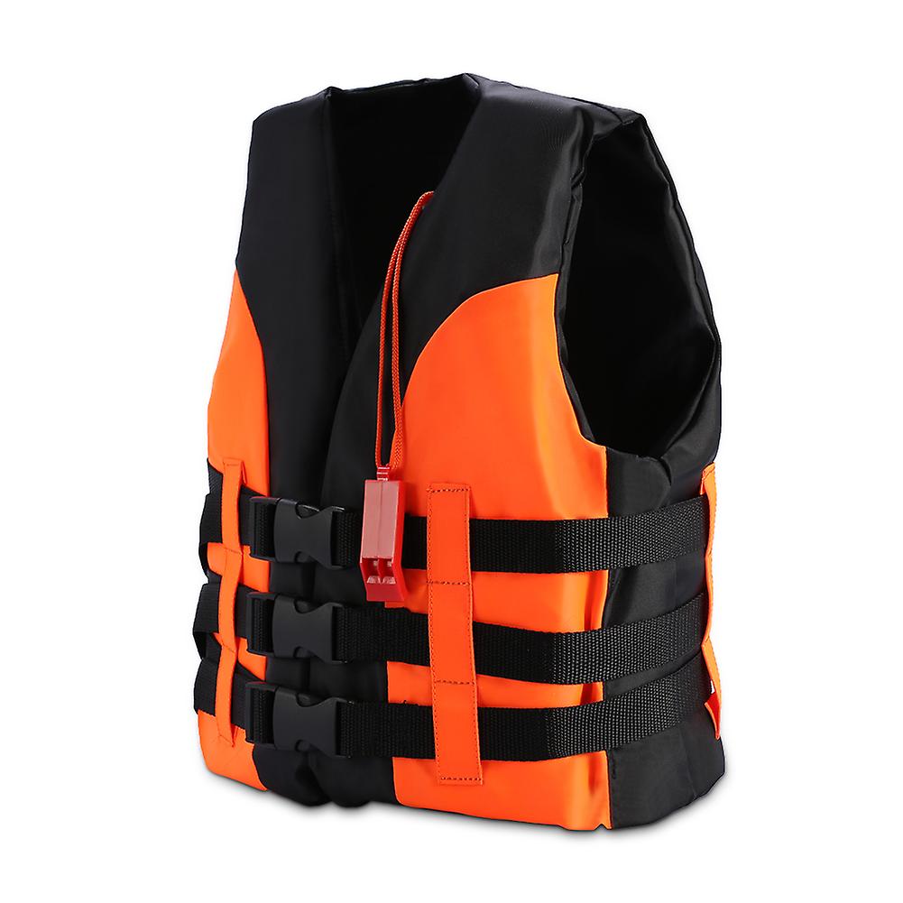 Buoyancy Aid Swimming Boating Drifting Aid Jacket With Whistle For Child(Orange, 2-4 years old)