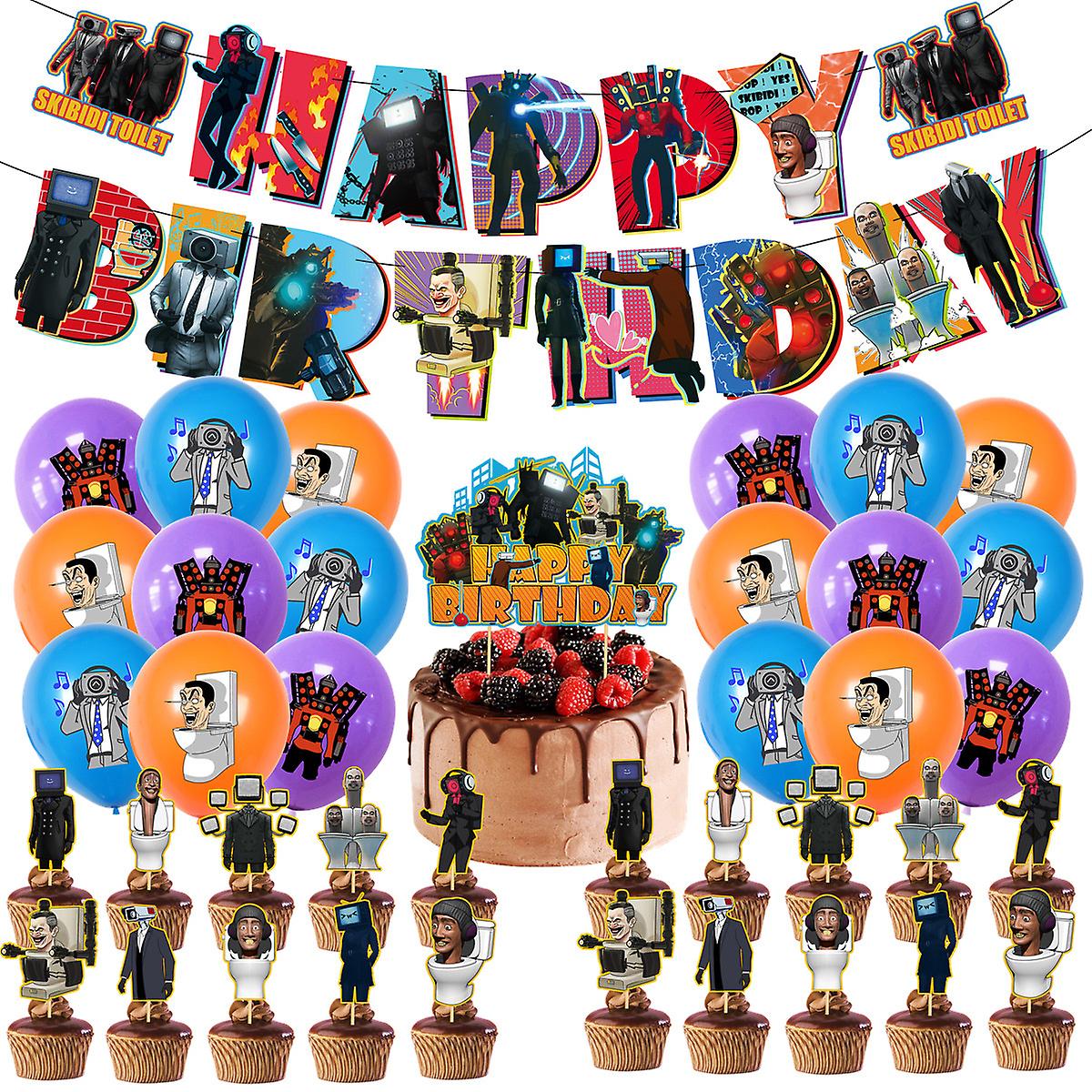 Suministros para la fiesta de cumpleaños del juego Toilet Trouble: ¡Cree recuerdos inolvidables para su hijo!