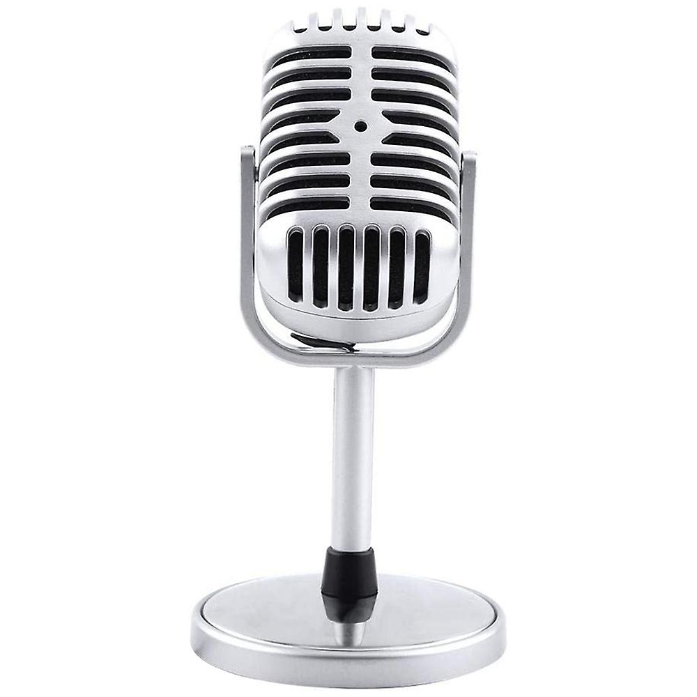 Plastic Classic Style 3.5mm Standing Microphone
