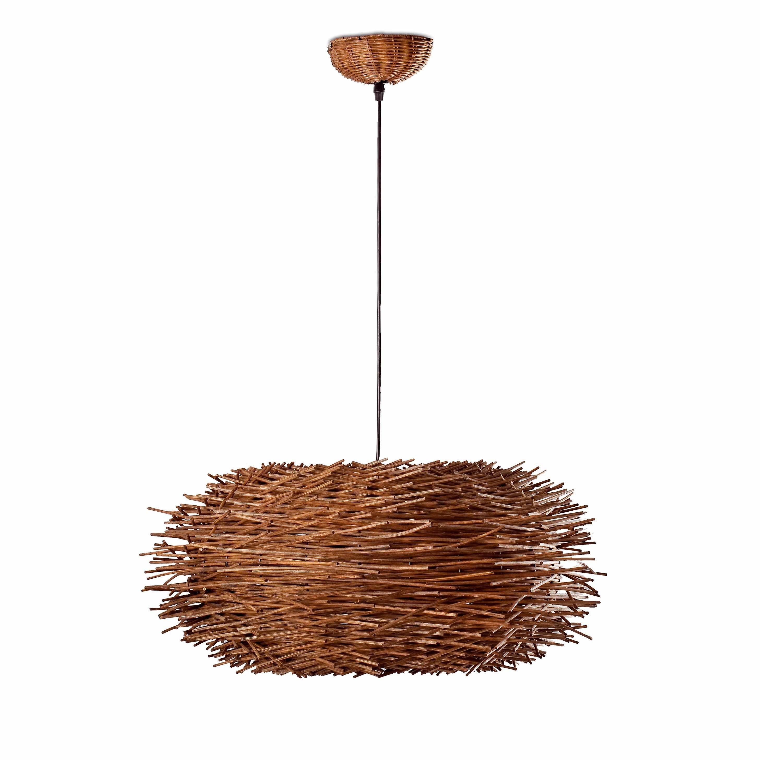 Faro Nido - 1 Light Ceiling Pendant Brown, E27